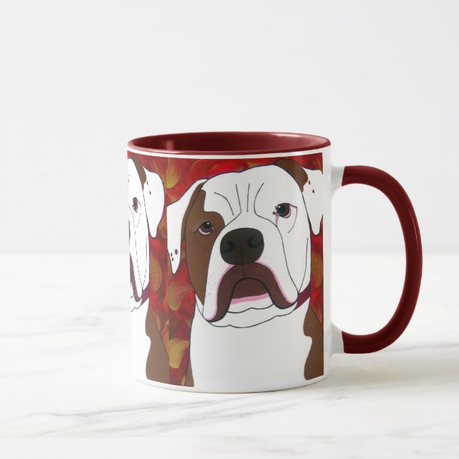 Tasse de chien de Taureau d'Américain (Droite)