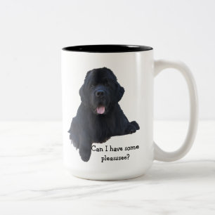 Tasse de chien de Terre-Neuve