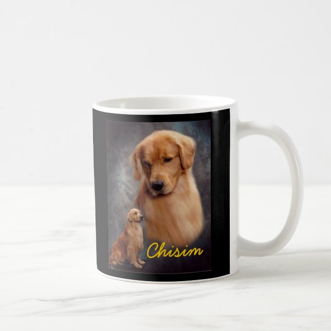 Tasse de Chisim de golden retriever (Droite)