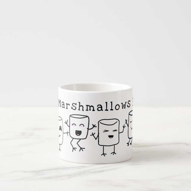 Tasse de chocolat chaud - plus de guimauves (Devant)