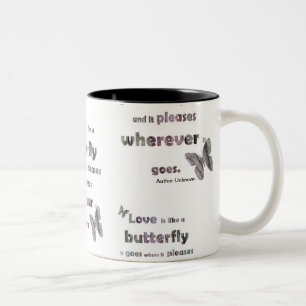 Tasse de citation d'amour