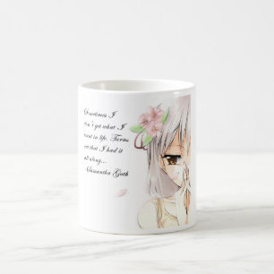 Tasse de citation d'Anime de Samantha Goth