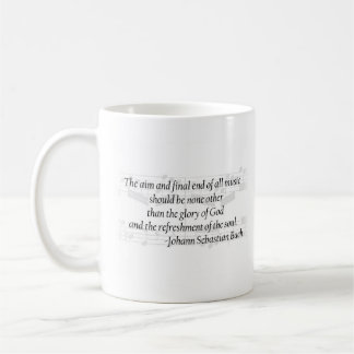 Tasse de citation de Bach