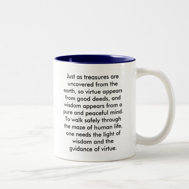 Tasse de citation de Bouddha (Droit)