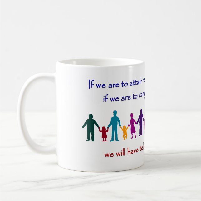 Tasse de citation de Gandhi (Gauche)