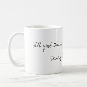 Tasse de citation de Henry David Thoreau
