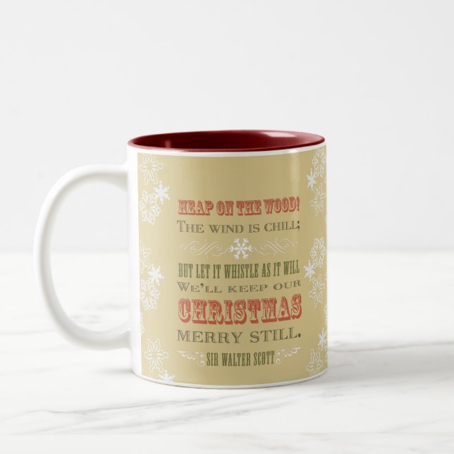 Tasse de citation de Noël (Gauche)