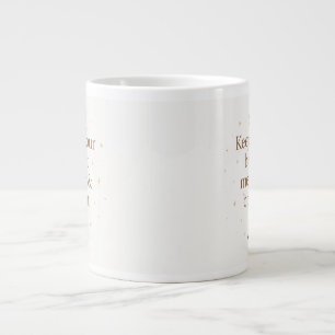 Tasse de citation de Noël minimaliste Merry & Brig