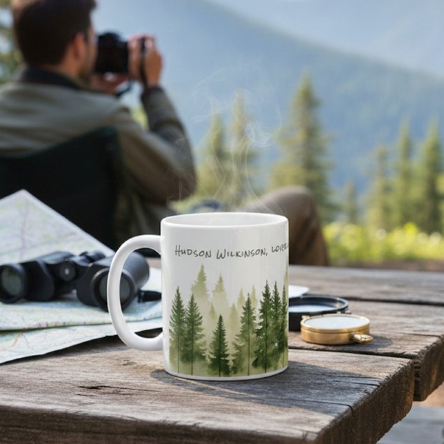Tasse de citation de nom d'aventure forestière (Créateur téléchargé)
