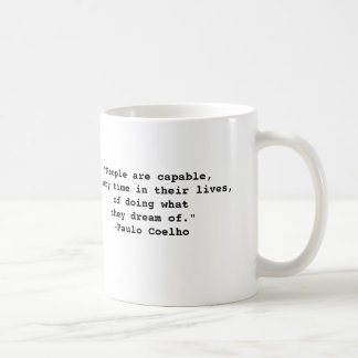 Tasse de citation de Paulo Coelho
