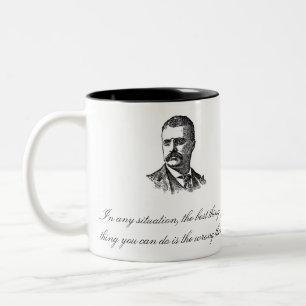 Tasse de citation de Teddy Roosevelt