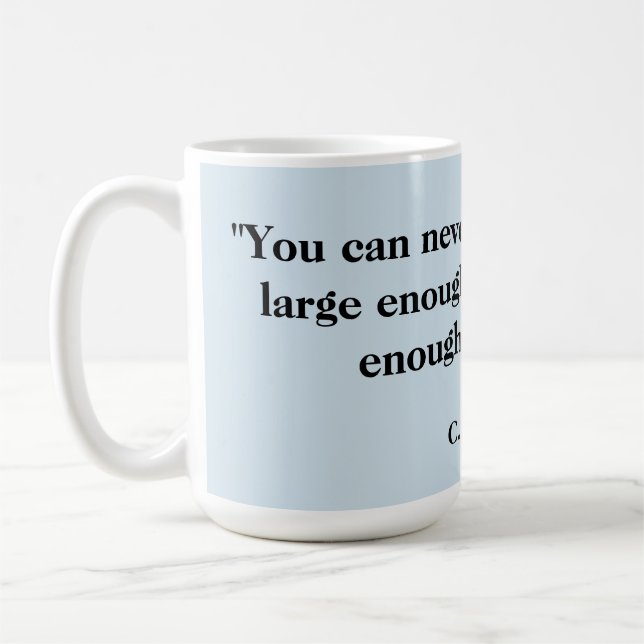 Tasse de citation de thé - CS Lewis (Gauche)