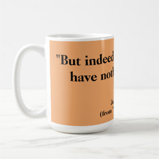 Tasse de citation de thé - Jane Austen