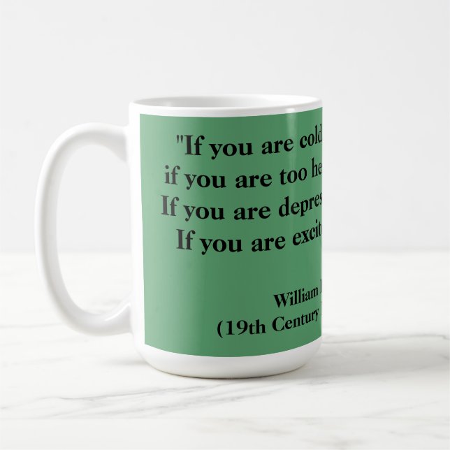 Tasse de citation de thé - malle de William (Gauche)