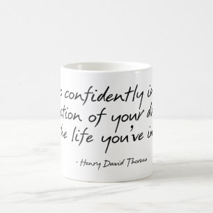 Tasse de citation de Thoreau