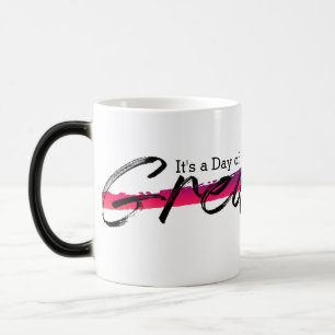 Tasse de citation motivationnelle coup de pinceau