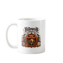 Tasse de citrouille pour les nuits d'Halloween