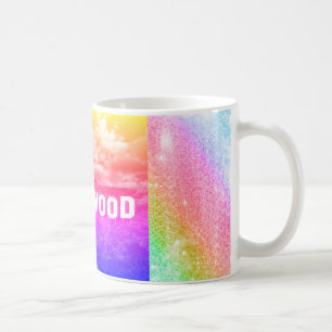 Tasse de classique d'arc-en-ciel de Hollywood