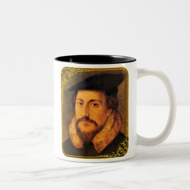 Tasse de classique de Jean Calvin (Droit)
