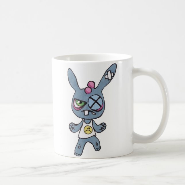 Tasse de classique du lapin 11oz de boxe (Droite)