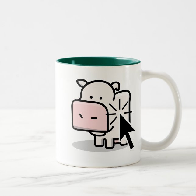 Tasse de Clicker de vache (Droit)