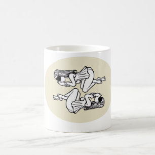 Tasse de cochlée et de café d'Eustachia