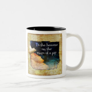 tasse de cochon volant