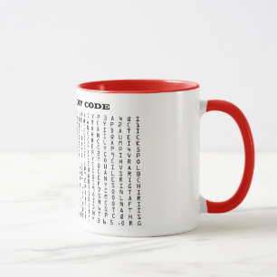Tasse de code de pharmacien