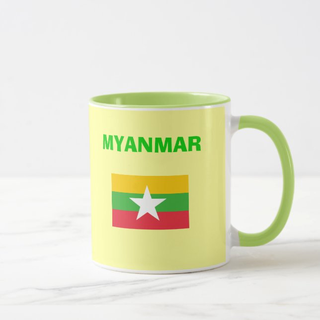 Tasse de code du pays de millimètre Myanmar (Droite)