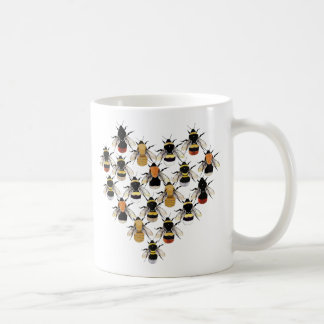 Tasse de coeur d'abeille