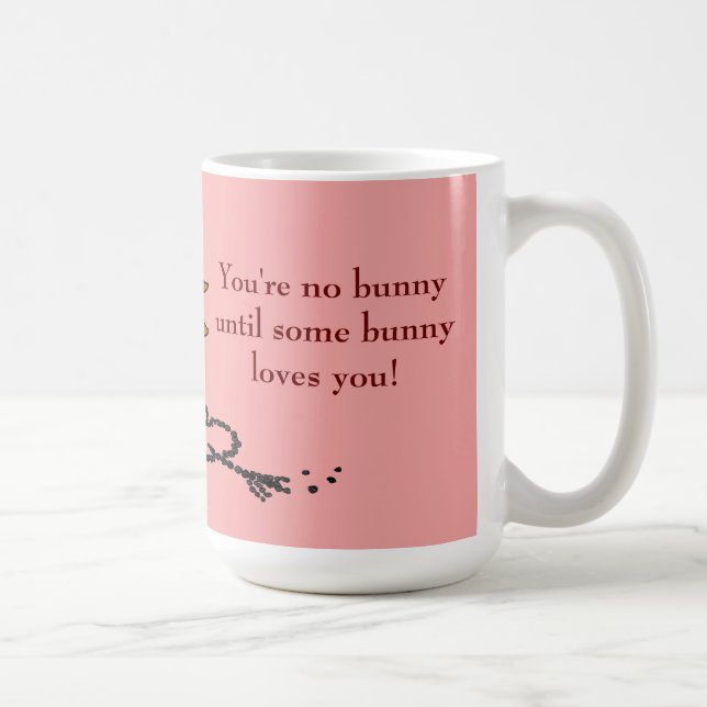 Tasse de coeur de dunette de lapin ! (Droite)