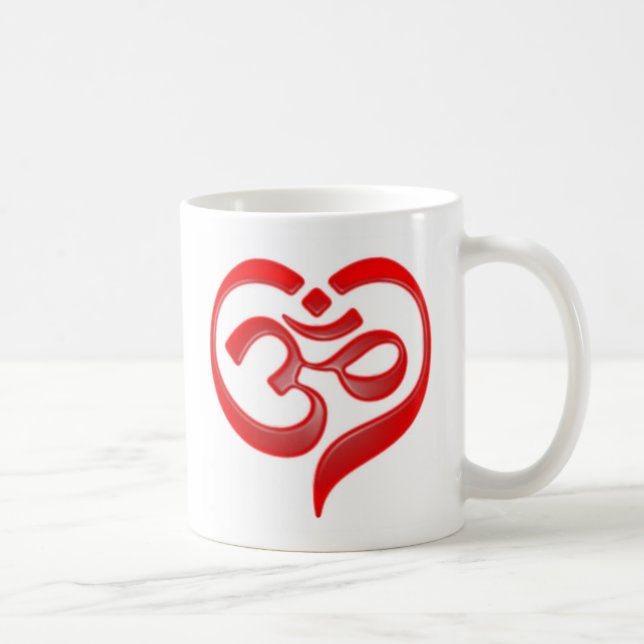 Tasse de coeur de yoga (Droite)