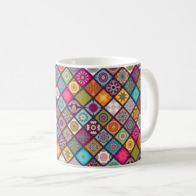 Tasse de cofee de mosaïque (Devant droit)