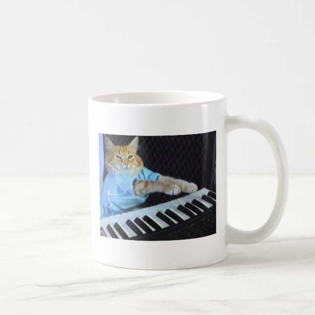 Tasse de Coffe de chat de clavier ! (Droite)