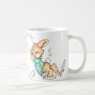 Tasse de combat de coussin de lapin