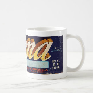Tasse de conception de caisse de fruit de Mona