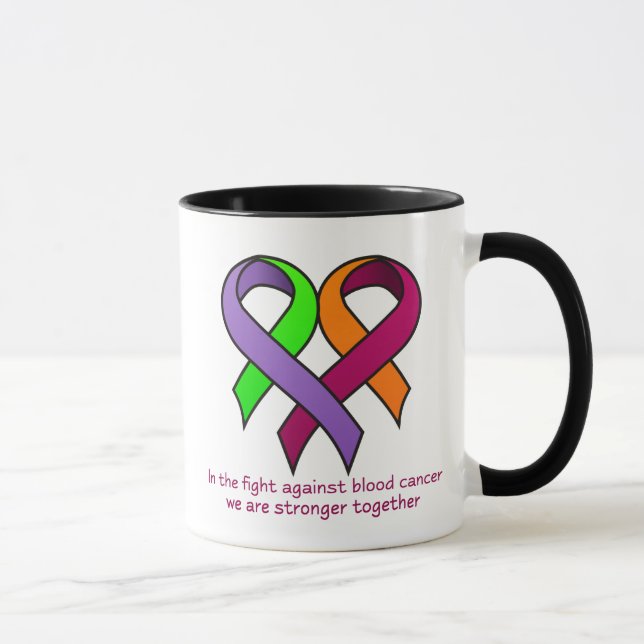 Tasse de conscience de Cancer de sang (Droite)