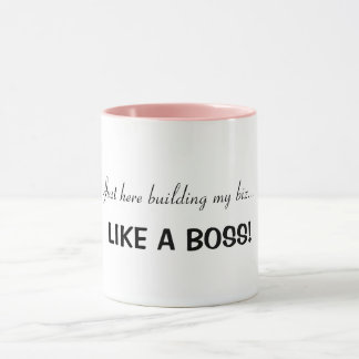 Tasse de constructeur d'affaires