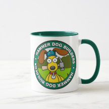Tasse de constructeurs de chien de marteau