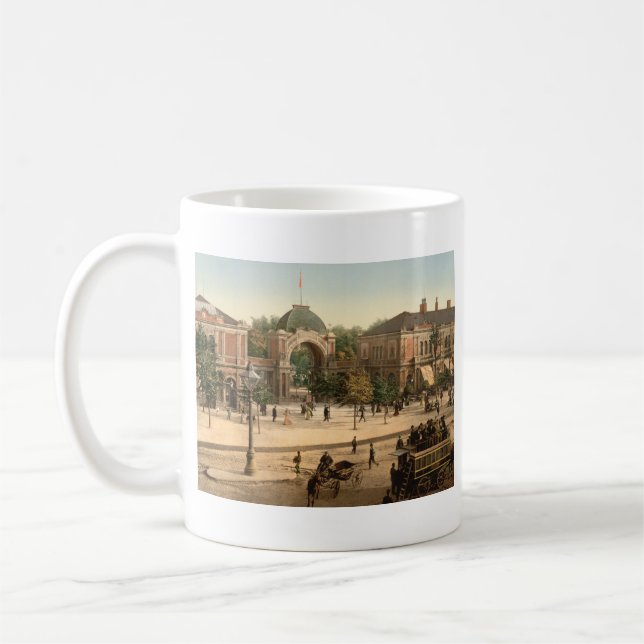 Tasse de Copenhague d'entrée de parc de Tivoli (Gauche)