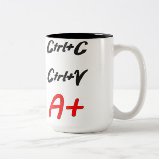 Tasse de copie et de pâte