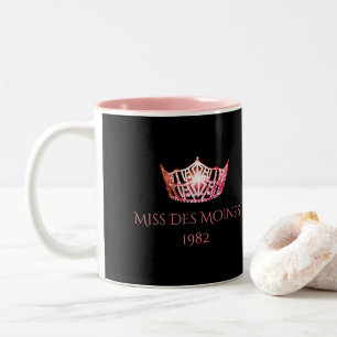 Tasse de corail nommée faite sur commande de