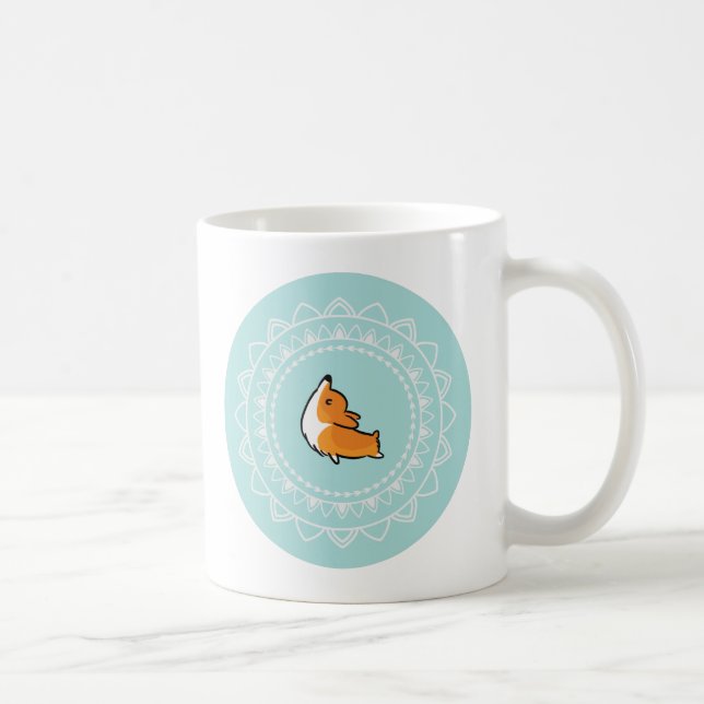 Tasse de corgi de Namaste (Droite)