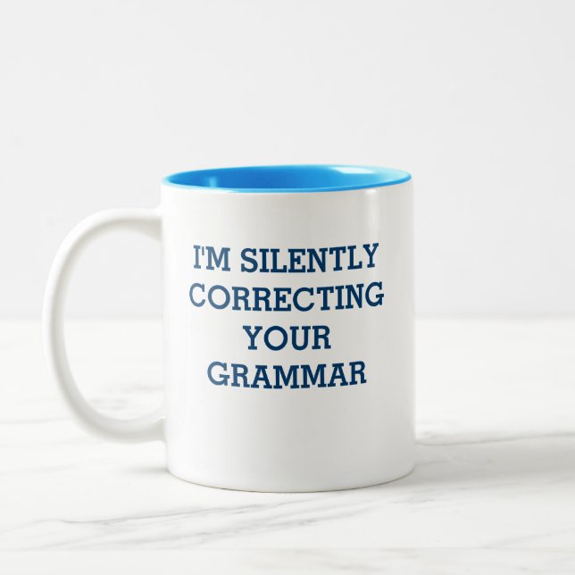 Tasse de correction de grammaire (Gauche)