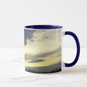 Tasse de coucher du soleil