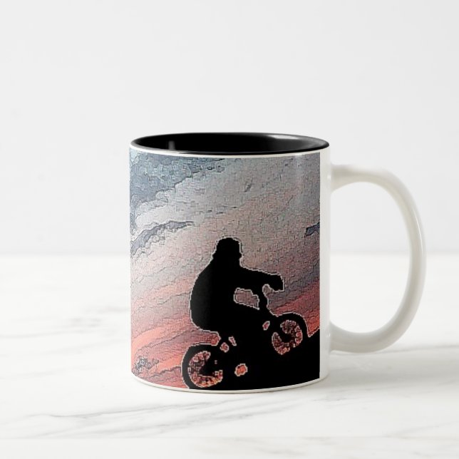 Tasse de coucher du soleil de Bmx (Droit)