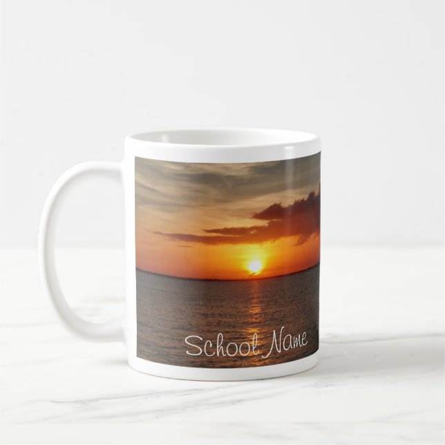 Tasse de coucher du soleil de retraite (Gauche)