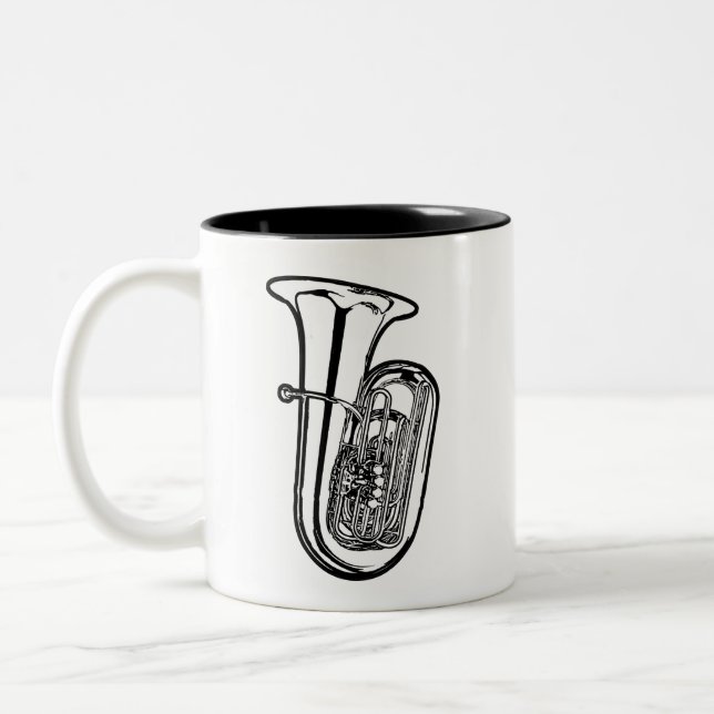 Tasse de couleur du tuba deux (Gauche)