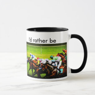 tasse de course de chevaux