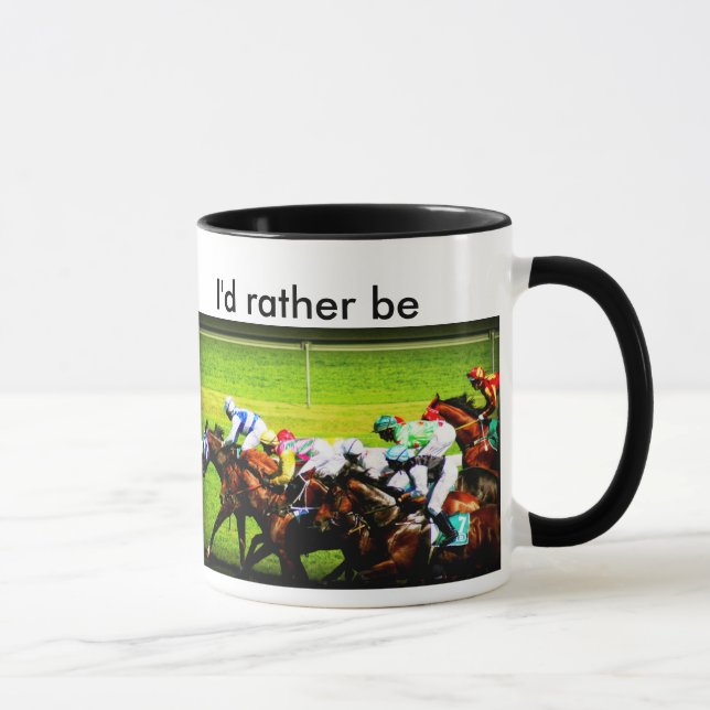 tasse de course de chevaux (Droite)